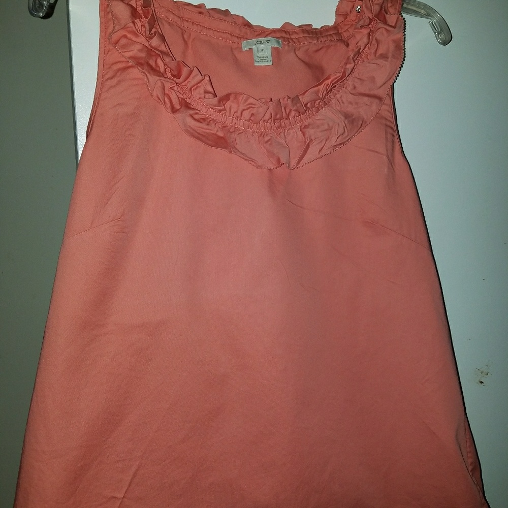 Sz 12 J. Crew Ruffle Top